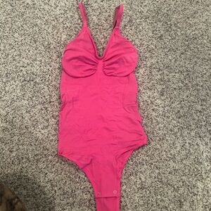 Pink One Piece Bodysuit